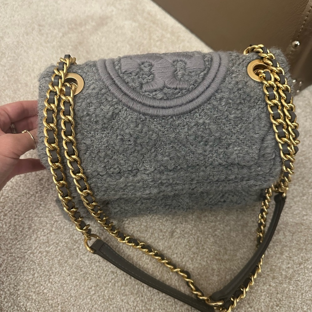 Tory Burch Small Fleming Bag Wool